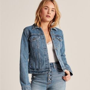 Abercrombie & Fitch Light Blue Jean Jacket